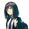 🤒 Эмодзи «Anime chan splitted» для Telegram