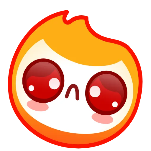 😲 Эмодзи «Fire» для Telegram