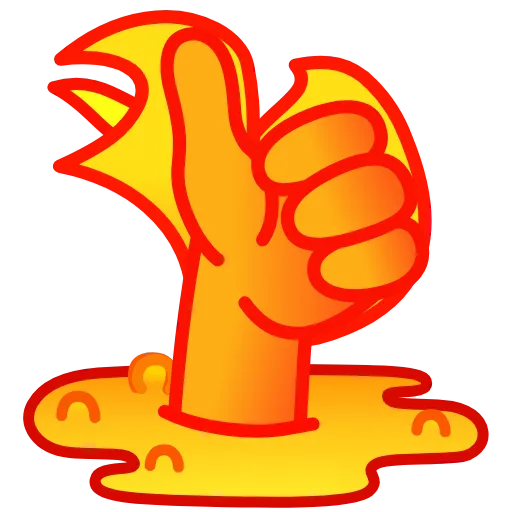 😲 Эмодзи «Fire» для Telegram