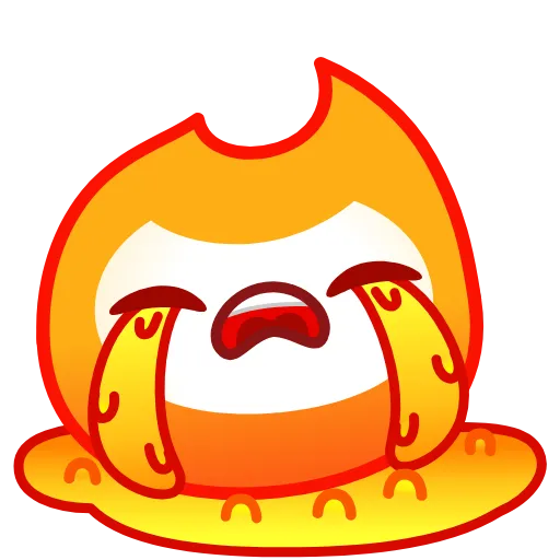 😲 Эмодзи «Fire» для Telegram