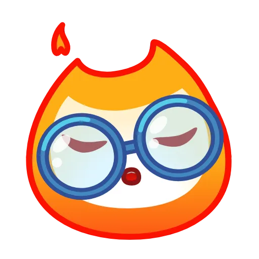 😲 Эмодзи «Fire» для Telegram