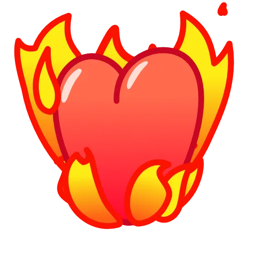 😲 Эмодзи «Fire» для Telegram