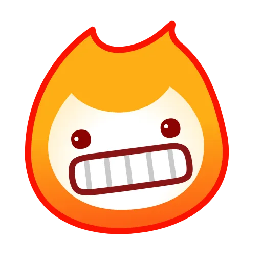 😲 Эмодзи «Fire» для Telegram