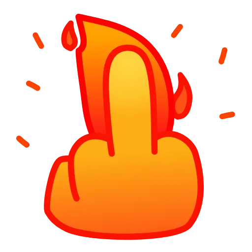 😲 Эмодзи «Fire» для Telegram