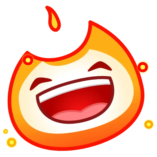 😲 Эмодзи «Fire» для Telegram