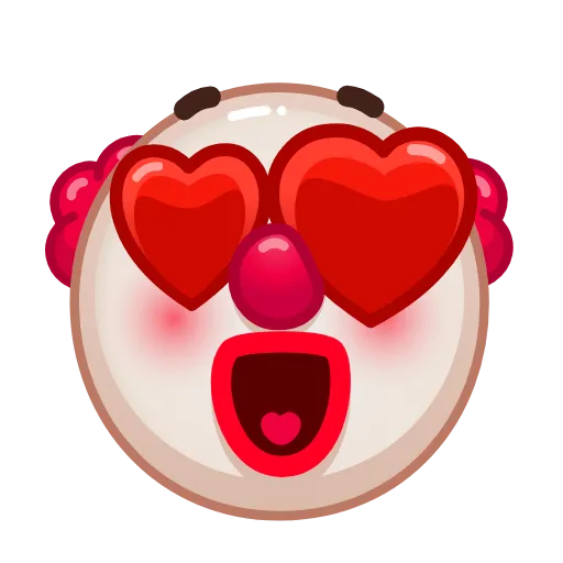 😲 Эмодзи «Clown» для Telegram