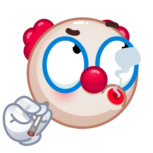 😲 Эмодзи «Clown» для Telegram