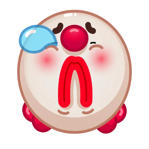 😲 Эмодзи «Clown» для Telegram