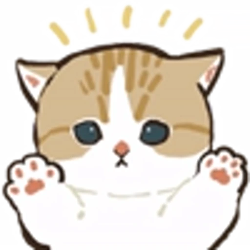 ❤️ Эмодзи «Милые котята» для Telegram