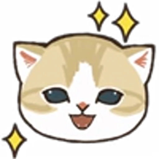❤️ Эмодзи «Милые котята» для Telegram