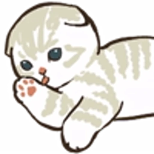 ❤️ Эмодзи «Милые котята» для Telegram