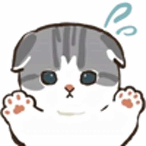 ❤️ Эмодзи «Милые котята» для Telegram
