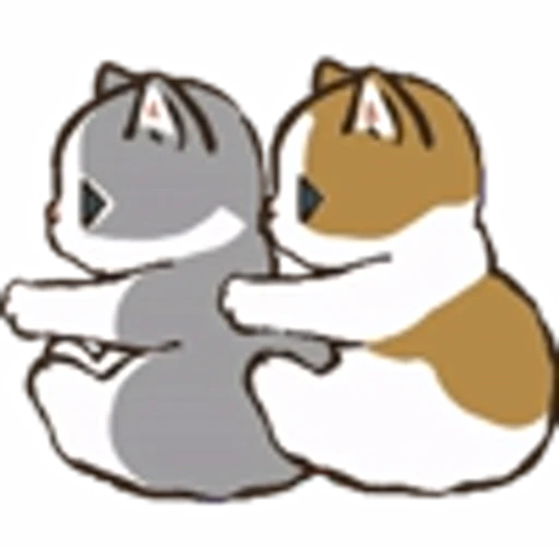 ❤️ Эмодзи «Милые котята» для Telegram
