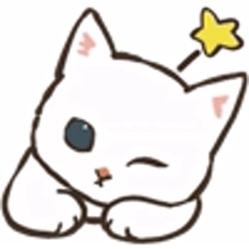 ❤️ Эмодзи «Милые котята» для Telegram