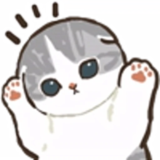 ❤️ Эмодзи «Милые котята» для Telegram