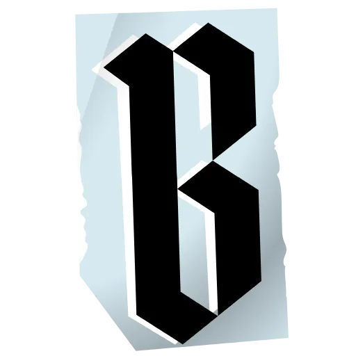 💩 Эмодзи «cut letters» для Telegram
