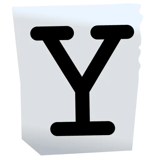 💩 Эмодзи «cut letters» для Telegram