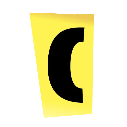 💩 Эмодзи «cut letters» для Telegram