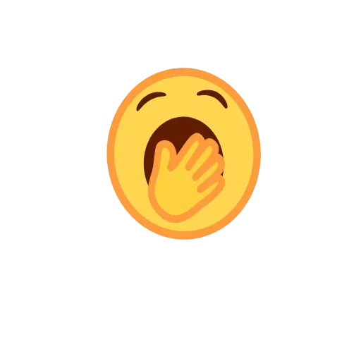 🥱 Стикер «EmojiCenterAnimations» для Telegram