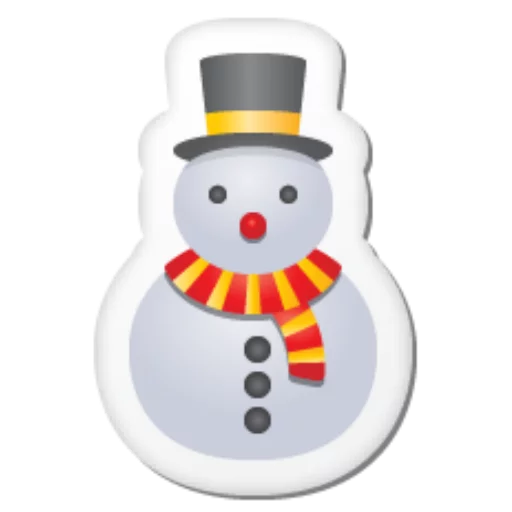 ☃ Стикер «Emoji Christmas ~» для Telegram