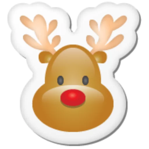 🐮 Стикер «Emoji Christmas ~» для Telegram