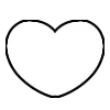 ❤ Эмодзи «Белые буквы с черной обводкой» для Telegram