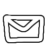 ❤ Эмодзи «Белые буквы с черной обводкой» для Telegram