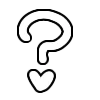 ❤ Эмодзи «Белые буквы с черной обводкой» для Telegram