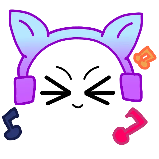 🎤 Стикер «Emoji Desu» для Telegram