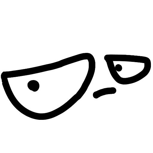 😒 Стикер «Emoji Desu» для Telegram