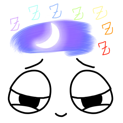 💤 Стикер «Emoji Desu» для Telegram