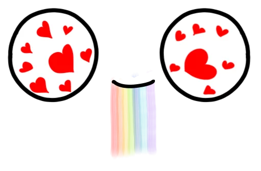 😍 Стикер «Emoji Desu» для Telegram