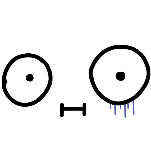 😨 Стикер «Emoji Desu» для Telegram