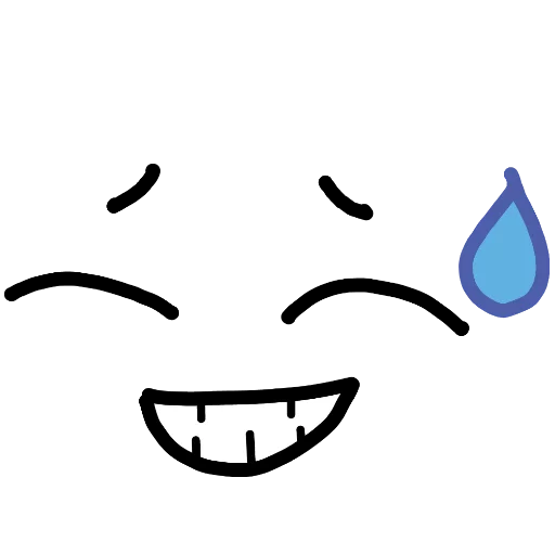 😅 Стикер «Emoji Desu» для Telegram
