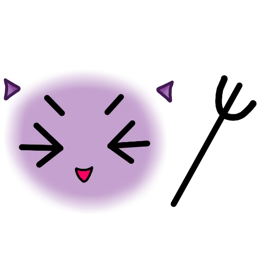 😈 Стикер «Emoji Desu» для Telegram