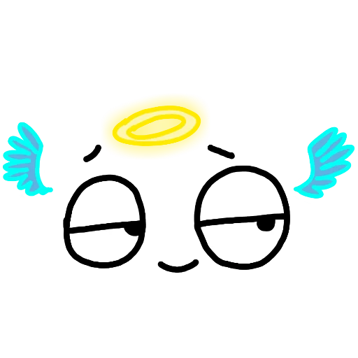 😇 Стикер «Emoji Desu» для Telegram