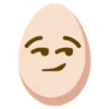 Стикер 4 🙄 Egg - эмоджи яичко