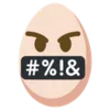 Стикер 36 🙄 Egg - эмоджи яичко