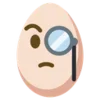 Стикер 21 🙄 Egg - эмоджи яичко