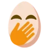 Стикер 27 🙄 Egg - эмоджи яичко