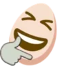 Стикер 25 🙄 Egg - эмоджи яичко