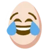 Стикер 7 🙄 Egg - эмоджи яичко
