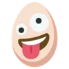 Стикер 13 🙄 Egg - эмоджи яичко