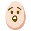 Стикер 39 🙄 Egg - эмоджи яичко
