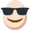 Стикер 14 🙄 Egg - эмоджи яичко