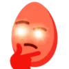 Стикер 22 🙄 Egg - эмоджи яичко