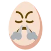 Стикер 34 🙄 Egg - эмоджи яичко