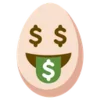 Стикер 40 🙄 Egg - эмоджи яичко