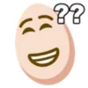 Стикер 45 🙄 Egg - эмоджи яичко