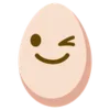 Стикер 2 🙄 Egg - эмоджи яичко